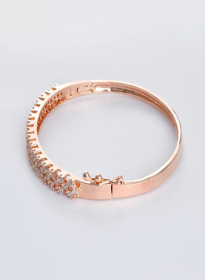 SOHI American Diamond Gold Plated Bracelet (SOHBRC1179) - Image 3