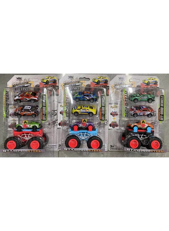 Miniso A set of three transforming off-road vehicles for thrilling adventures. 