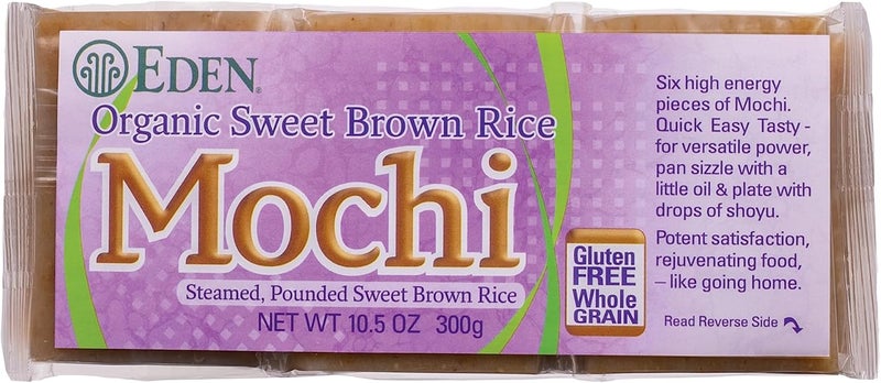 Eden Organic Sweet Brown Rice Mochi - Steamed and Pounded, 10.5 Ounce Package - Image 1