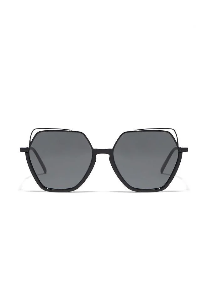 30Sundays Grace,Women Sunglasses, Geometric Sunglasses, UV Protection: UV400 (Black,Grey)