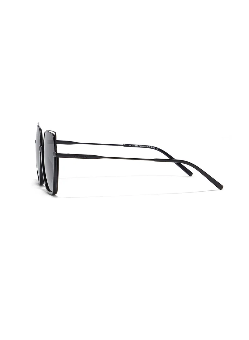 30Sundays Grace,Women Sunglasses, Geometric Sunglasses, UV Protection: UV400 (Black,Grey)