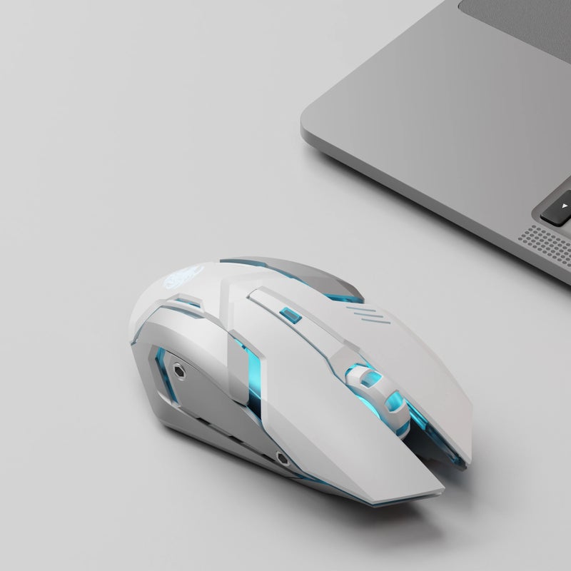Eweadn ماوس Eweadn G305 Rechargeable Wireless Bluetooth Dual-Mode Mouse, Silent, Ergonomic, Lightweight, for Office, Gaming, Laptop, Desktop - Image 1