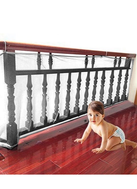 Pack of 3 Grey 3m by 1.1m Baby Safety Net|  Baby Proofing | Stairs Net |  Balcony Rails Net|  Child Safety Net|  Kids Safety product