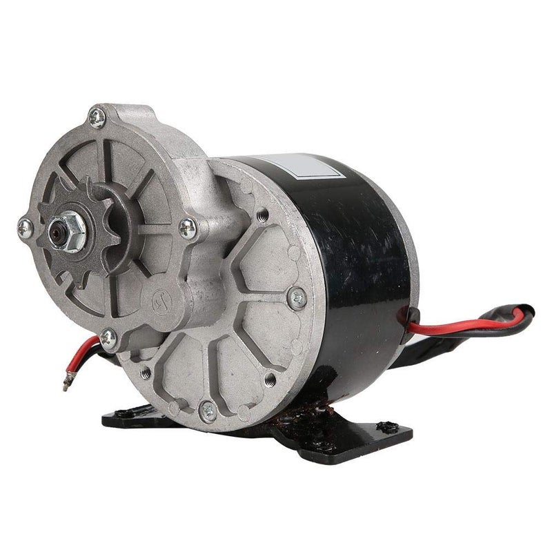 klarako Gear Reduction Electric Motor,12V 250W 2950 RPM Dc Electric Bicycle Brushed Motor Reductor with 9 Tooth Sprocket for Electric Bicycle,Scooter,Bikes - Image 1