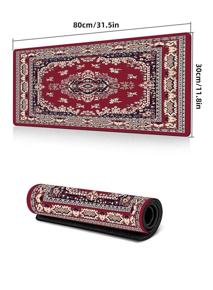 سجادة ماوس ألعاب احترافية مقاس 800x300 مم - ماوس باد XL بسماكة 3 مم بتصميم عربي أنيق - view 2