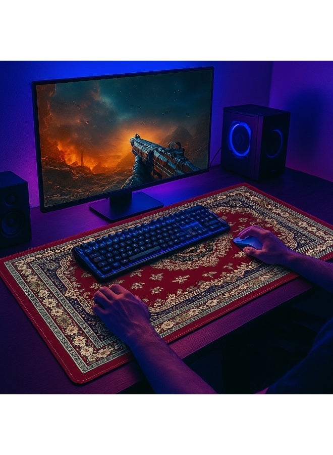 سجادة ماوس ألعاب احترافية مقاس 800x300 مم - ماوس باد XL بسماكة 3 مم بتصميم عربي أنيق - view 5