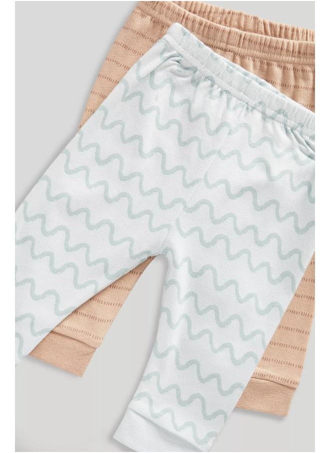 mothercare 2 Pack Wave Baby Pyjamas  - Image 3