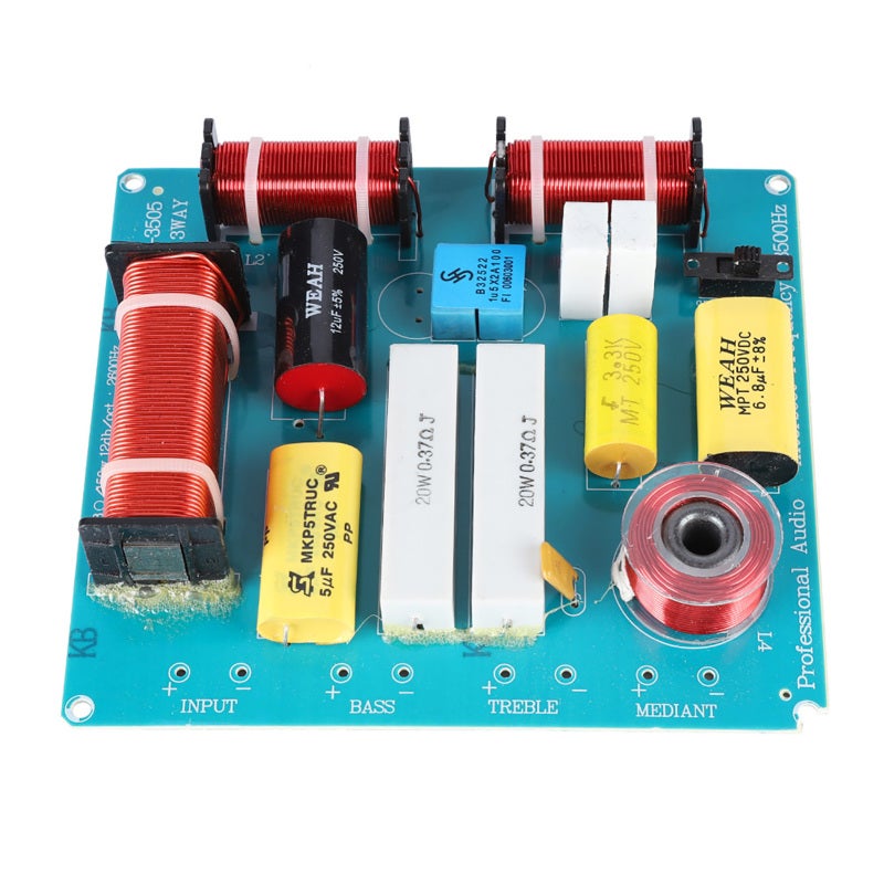 Frequency Divider 3 Way - Tweeter Mediant Bass Crossover Filter for KTV Stage Professional Speaker Audio Quality Improvement - Image 4