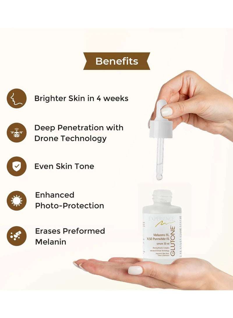 GLUTONE Glutone Melzero 1% X50 Purewhite 1% Serum 30 ml - Image 4