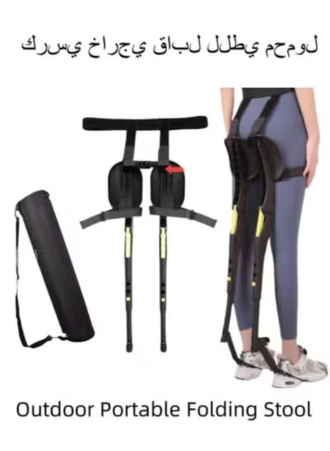 Generic Unisex Exoskeleton Chair Portable Seat Wearable, Suitable for Outdoor Field Workers Who Need to Stand and Bear Weight 100KG  - Image 1