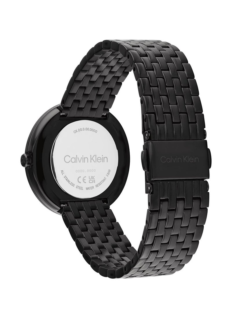CALVIN KLEIN Women's Analog Round Shape Stainless Steel Wrist Watch 25200323 - 34 Mm  - Image 3