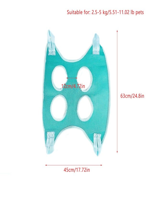 UtySty Cat Grooming Hammock Breathable Hanging Harness Restraint Holder Helper for Pet Nail Trimming Cutting Clipping Bathing Claw Care Small Dogs Chihuahua Poodle Puppy Benny Rabbit - Image 2