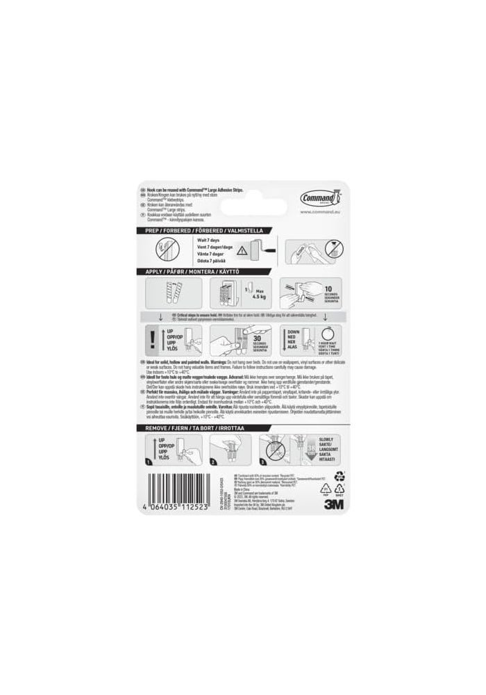 Command Utility X-Large Hook - Heavyweight White - Image 2