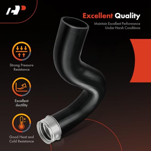 A-Premium APremium Hot Side Turbocharger Intercooler Hose Compatible with Dodge Sprinter 25003500 Freightliner Sprinter 25003500 2007 2008 2009 V6 30L35L Replace 68047331AA 9065282282 - Image 5