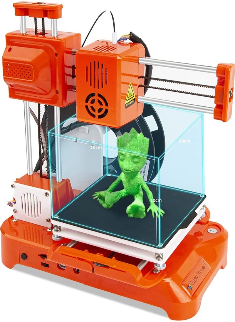 Mini 3D Printer for Kids with Removable Magnetic Build Plate PLA Filament DIY 3D Printers Printing Size 100x100x100mm