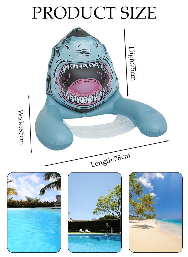 DUNISO Pool Floats, Inflatable Pool Float Rafts for Men and Women, Water Inflatable Hole Floats Rafts Adult Swimming Pool Reclining Chair Float Bed, Cooling Pool Float Summer Party Floats - Image 2