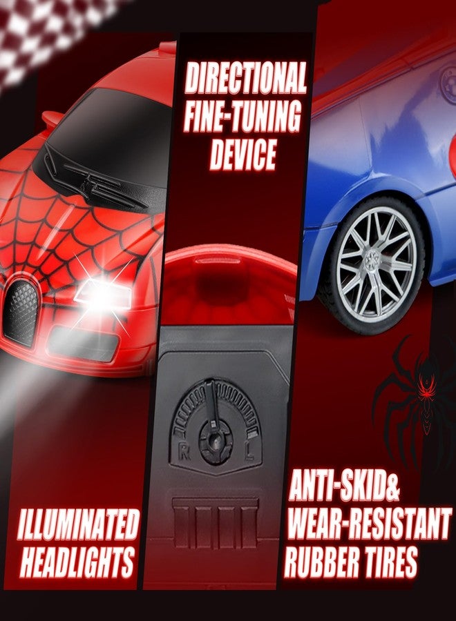 Aooess Remote Control Car Toy for Kids: Spider Rc Cars for Boys Age 4-7 Toy Cars for Boys Age 4-7 Racing Car Toys Spider Toys for Boy 4-6 Birthday Gift for 3 4 5 6 7 8 9 Year Old Boy Girls, Red - Image 4
