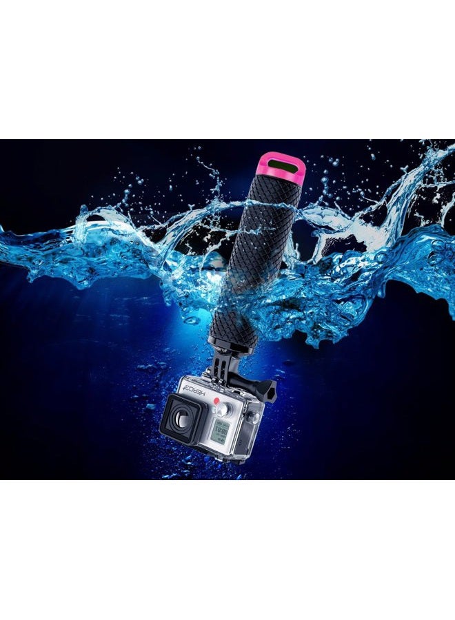 MiPremium Waterproof Floating Hand Grip Compatible with GoPro Camera Hero 5 Session Black Silver Hero 6 5 4 3 2 1 Handler & Handle Mount Accessories Kit for Water Sport and Action Cameras (Rose Red) - Image 4