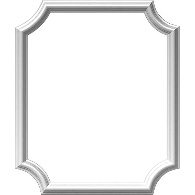 PNL20X24AS-02-CASE-2 ASHFORD MOLDED SCALLOPED WAINSCOT WALL PANEL, 20"W X 24"H X 1/2"P, FACTORY PRIMED WHITE, 2 COUNT - Image 2