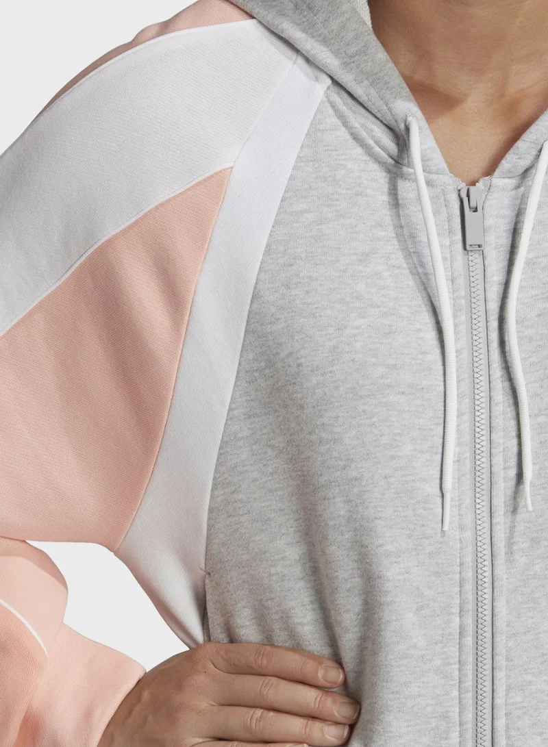 Adidas Aac Colour Block Hoodie