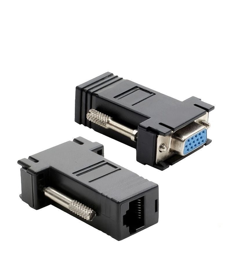 محول VGA إلى RJ45 أنثى لتوسيع إشارات VGA عبر كابل إيثرنت 15 دبوس - Image 4