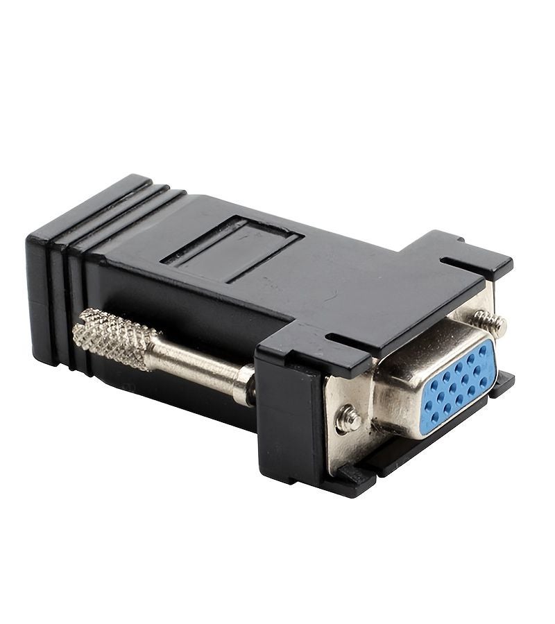 محول VGA إلى RJ45 أنثى لتوسيع إشارات VGA عبر كابل إيثرنت 15 دبوس - Image 2
