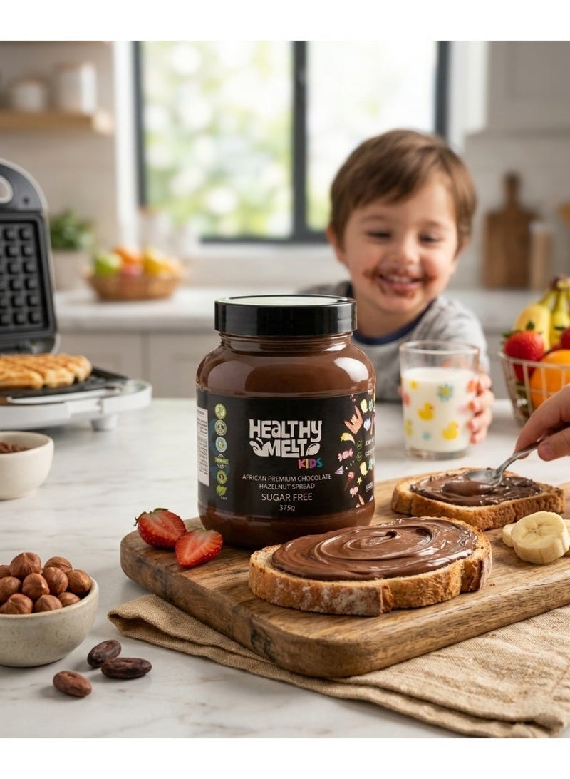 Healthy Melt Chocovera Healthy Melt Kids Sugar Free African Cocoa Chocolate Spread 375g - Image 3