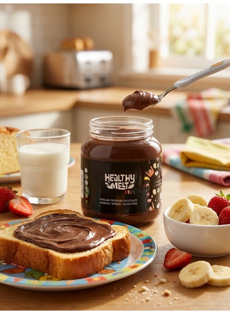 Healthy Melt Chocovera Healthy Melt Kids Sugar Free African Cocoa Chocolate Spread 375g - Image 2