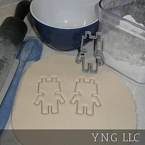 YNGLLC ROBOT OUTLINE SCIENCE ROBOTICS MACHINE COOKIE CUTTER MADE IN USA PR2292 - Image 2