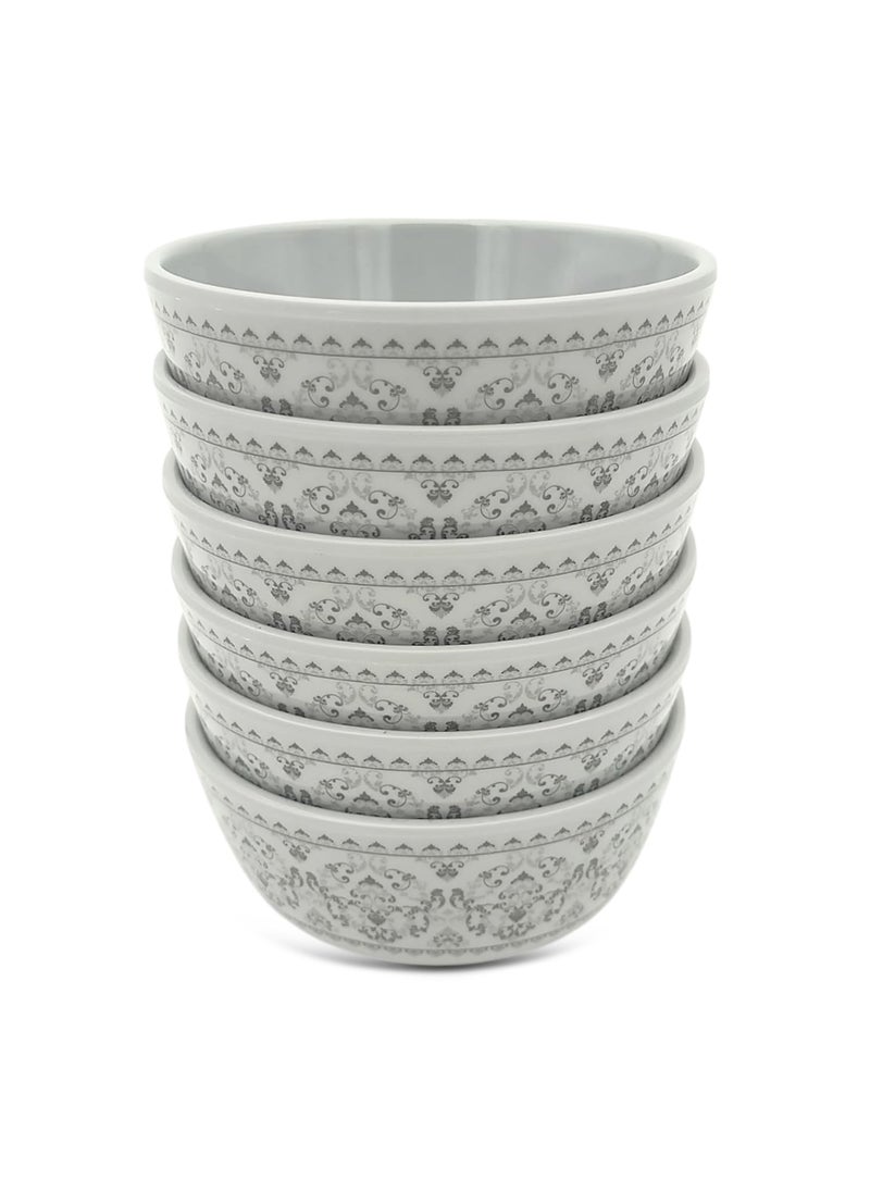 Superware SUPERWARE | Food Grade Melamine | Dinner Set - Manila Gray Lava (24 pcs.) | Dinnerware, Tableware, Stain Free, Glazed Finish  - Image 3
