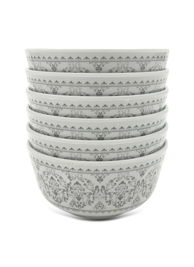 Superware SUPERWARE | Food Grade Melamine | Dinner Set - Manila Gray Lava (24 pcs.) | Dinnerware, Tableware, Stain Free, Glazed Finish  - Image 5