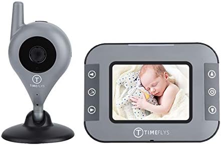 TimeFlys Video Baby Monitor with Camera and Audio C240v 24 Screen Auto Night VisionTwo Way Talk Temperature Monitoring and Warning1000 Ft RangeLong Battery Life - Image 1
