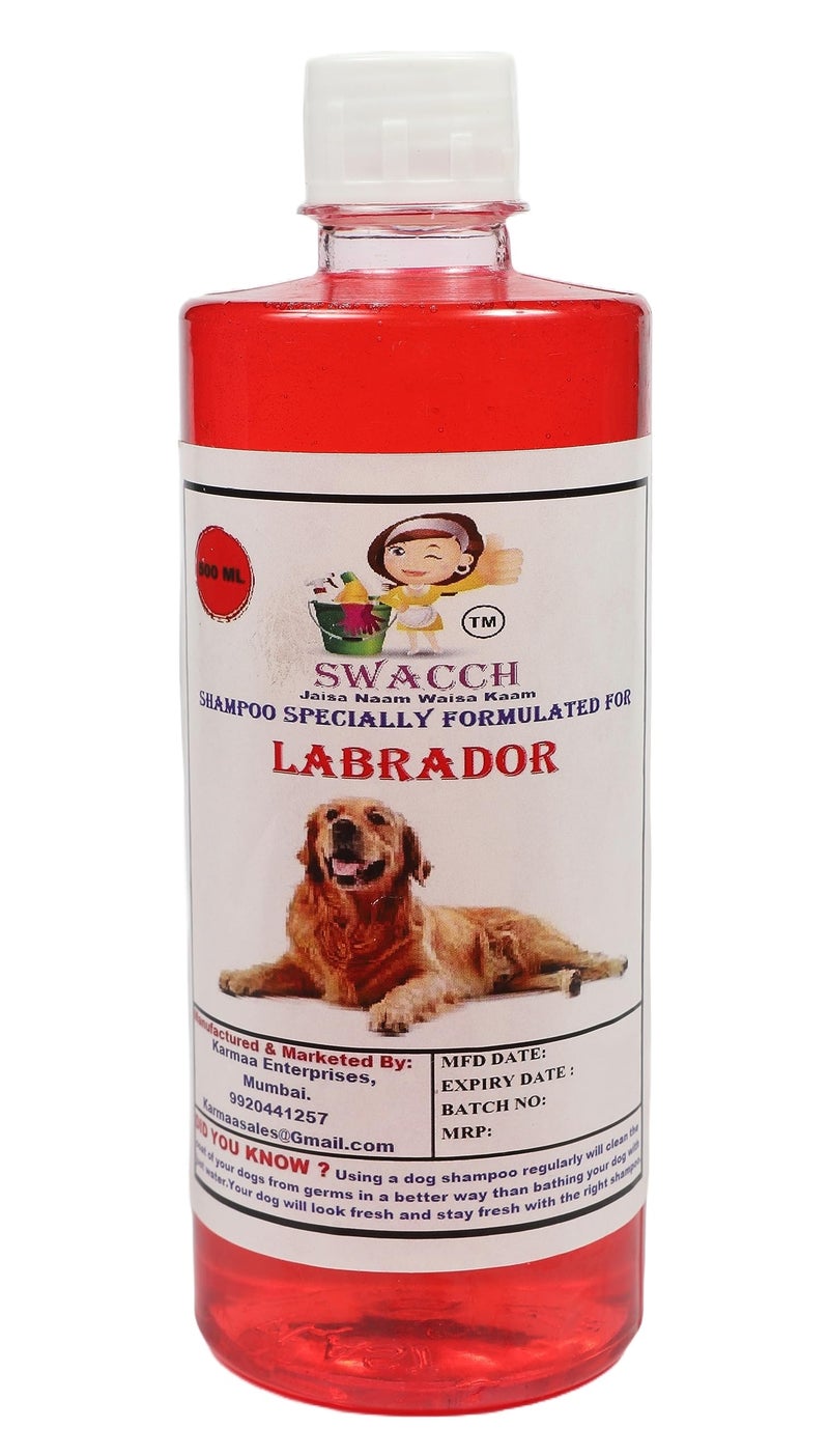 swacch Shampoo | Puppy Safe Shampoo | PH Balanced | Ditch to Itch for Labrador Dog Shampoo 500ml (Jasmine) + Spike Ball Chew Toy Combo Pack - Image 2