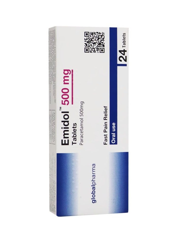 globalpharma - Emidol 500Mg Tab 24S - Image 1