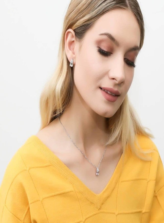 بيركيل أقراط بيريكل من الفضة الإسترلينية المرصعة بحجر زركونيا مكعب بقطع الزمرد عيار 4.2 قيراط للنساء - Image 5