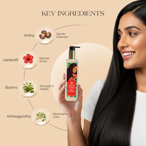 Ashpveda Japapatti & Brahmi Hair Conditioner for Dry Scalp, Damaged and Freezy Hair (200 ml) - Image 4