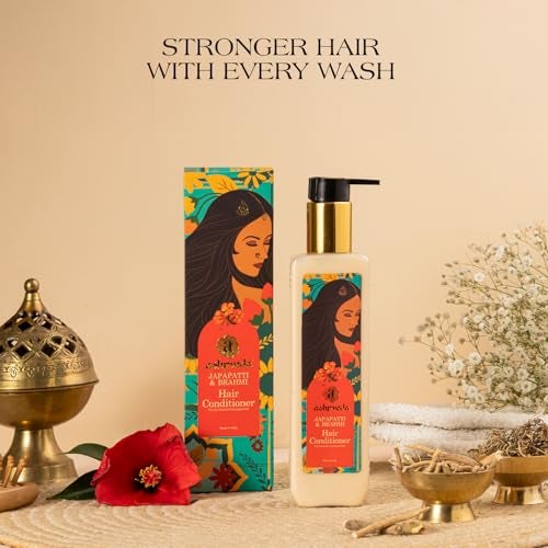 Ashpveda Japapatti & Brahmi Hair Conditioner for Dry Scalp, Damaged and Freezy Hair (200 ml) - Image 2