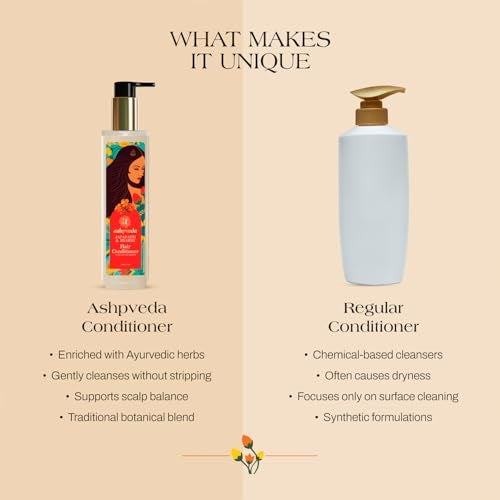 Ashpveda Japapatti & Brahmi Hair Conditioner for Dry Scalp, Damaged and Freezy Hair (200 ml) - Image 5