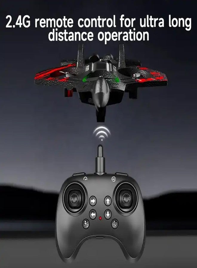 NMM Remote Control Airplane - EPP High Elasticity 4 Channel RC Aircraft with 360° Suspended Flight, Kids Toy, LED Light Show, 2× Long Life Batteries and Gift Box - Image 5