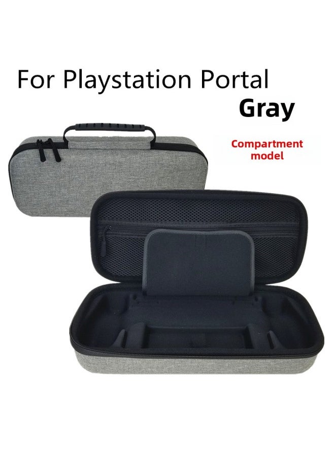 Generic Portal Palm Storage Bag Suitable For Sony PlayStation Portal Storage Bag EVA Hard Bag In Stock-Product Color:Gray Compartment  - Image 1