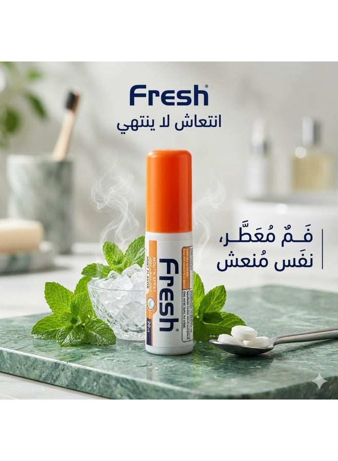 Fresh Fruit Flavor Refreshing Mouth Spray, 20ml - Image 2