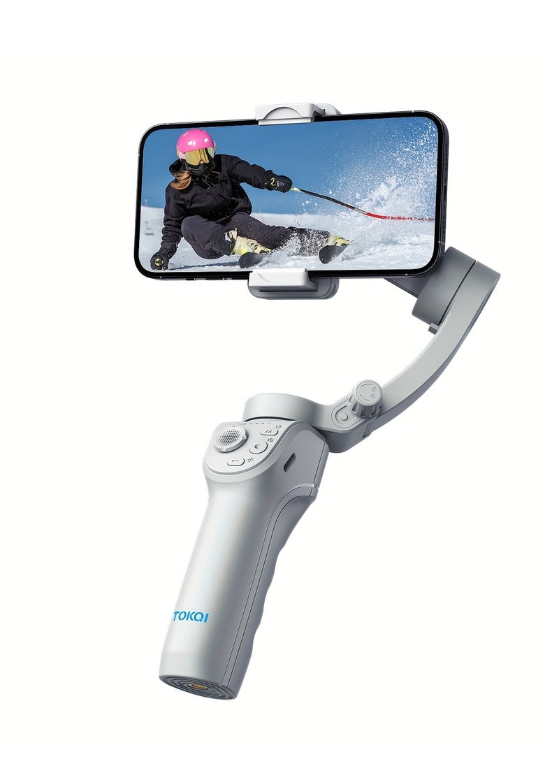 Generic - SelfieShow Three-axis PTZ Stabilizer, Gimbal Stabilizer, Intelligent Face Recognition Tracking, Compatible With iOS iPhone/Android Mobile Phone - Image 1