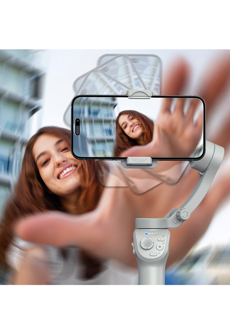 Generic - SelfieShow Three-axis PTZ Stabilizer, Gimbal Stabilizer, Intelligent Face Recognition Tracking, Compatible With iOS iPhone/Android Mobile Phone - Image 1