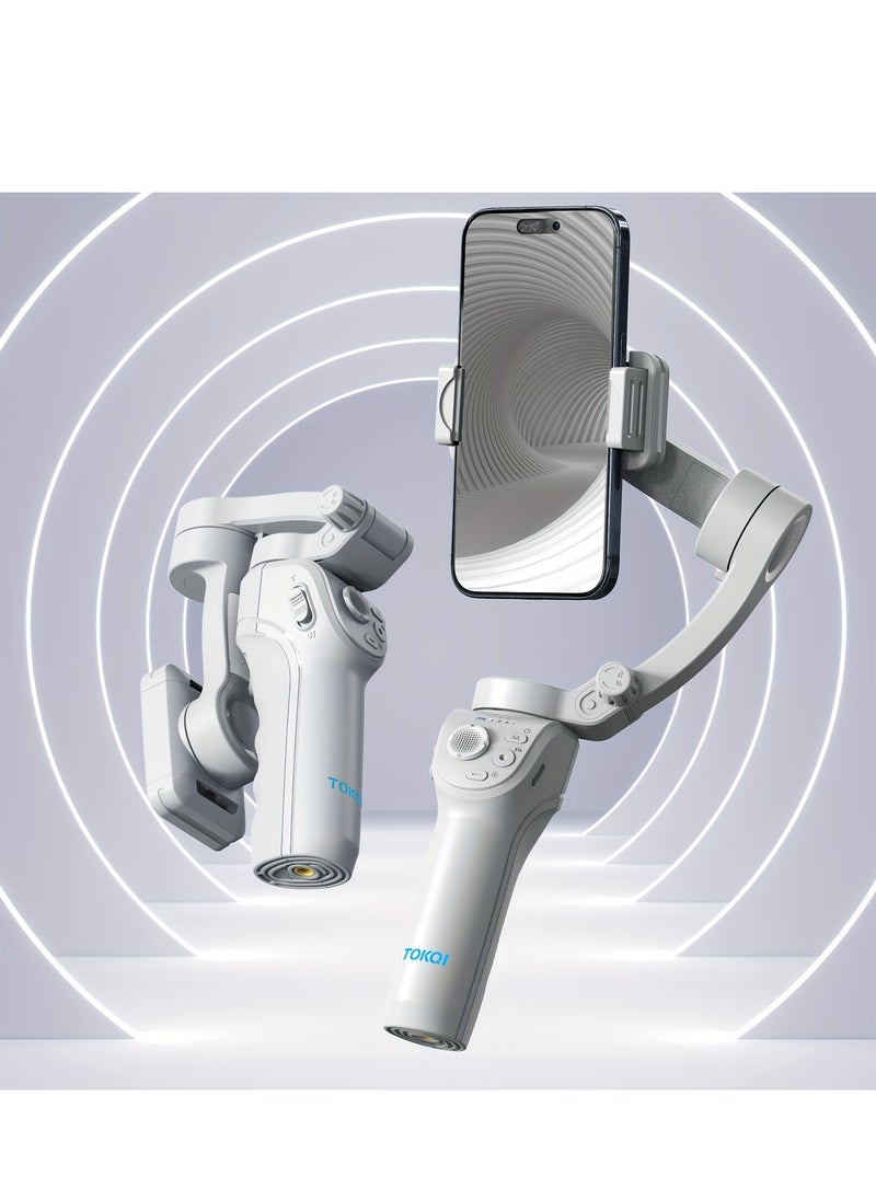 Generic - SelfieShow Three-axis PTZ Stabilizer, Gimbal Stabilizer, Intelligent Face Recognition Tracking, Compatible With iOS iPhone/Android Mobile Phone - Image 1