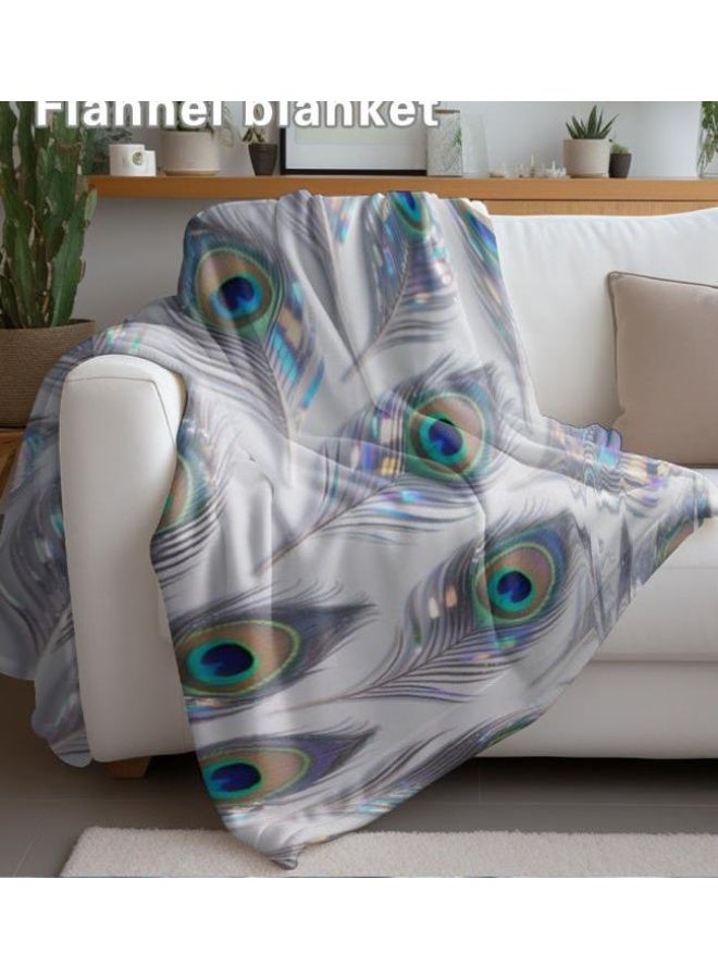 general Flannel thin blanket (warm and comfortable, suitable for sleep, gaming, dust removal and sandproof) 150cm*200cm - 712 - Image 4