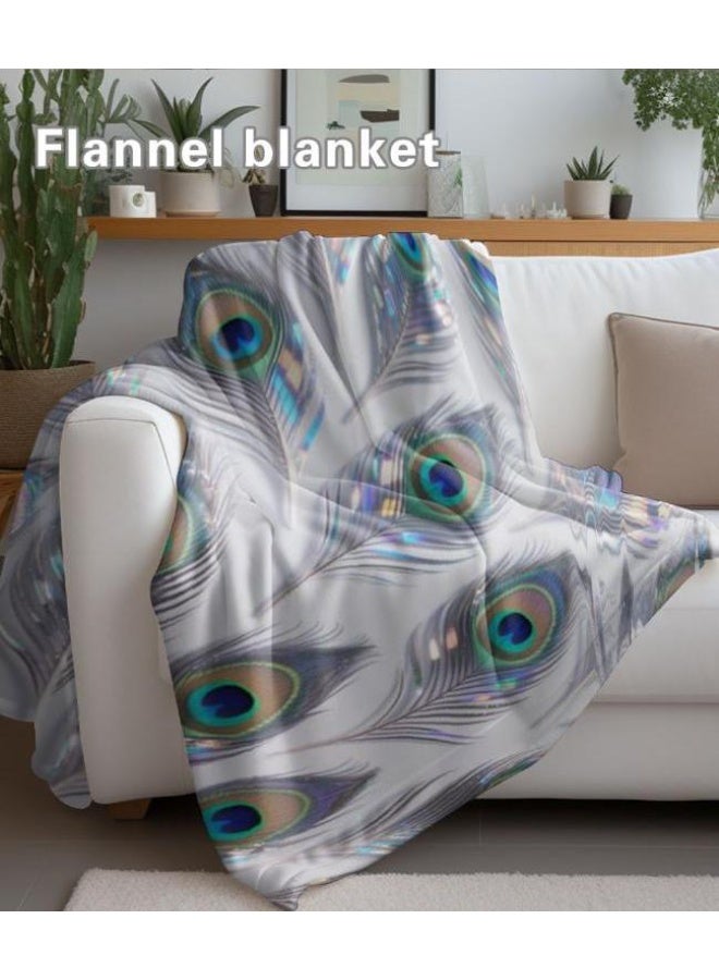 general Flannel thin blanket (warm and comfortable, suitable for sleep, gaming, dust removal and sandproof) 150cm*200cm - 712 - Image 1