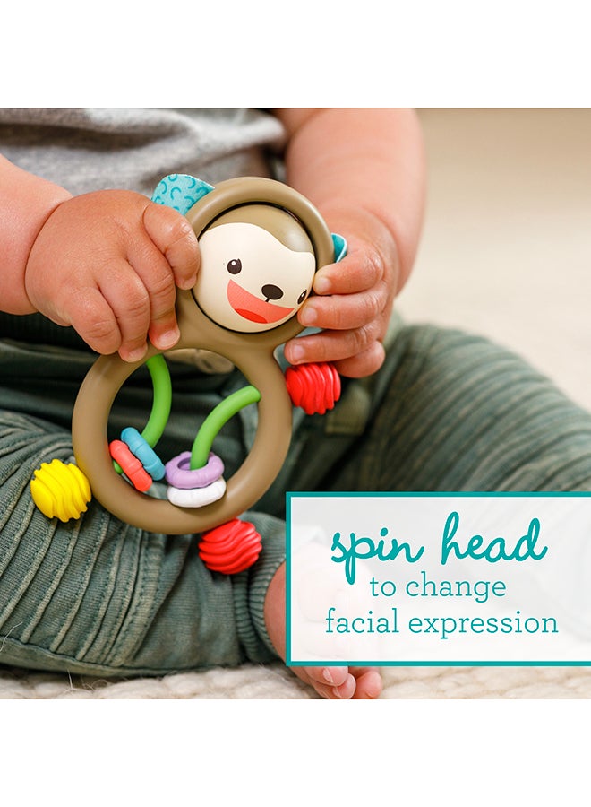 إنفانتينو Busy Lil Sensory Rattle And Teether - Suitable For 3+ Months - Image 5