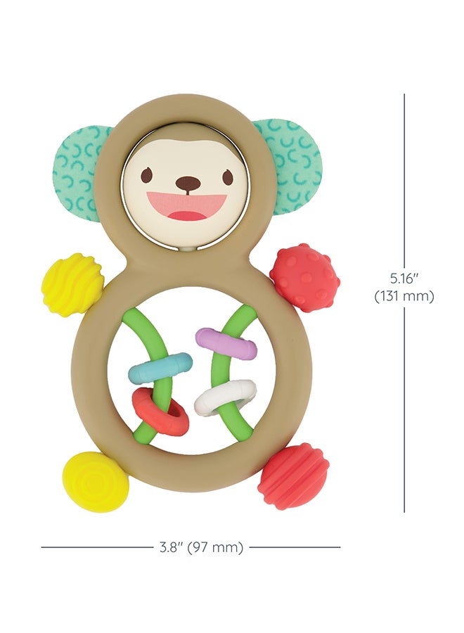 إنفانتينو Busy Lil Sensory Rattle And Teether - Suitable For 3+ Months - Image 3