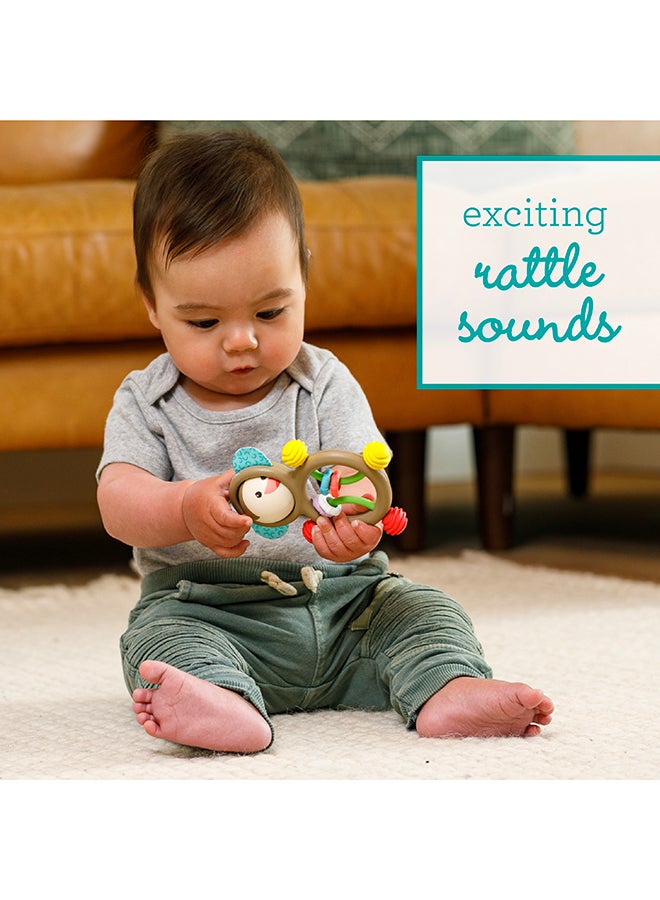 إنفانتينو Busy Lil Sensory Rattle And Teether - Suitable For 3+ Months - Image 4
