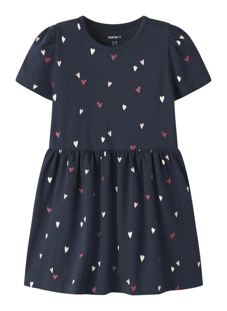 NAME IT Kids Printed Midi Dress
